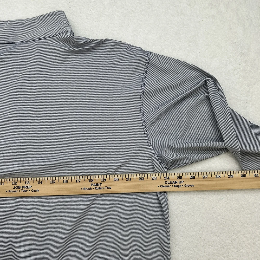 Turtleson Pullover Mens XL Quarter Zip Gray The National Golf Logo Stretch